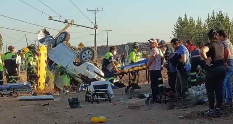 Dos muertos en accidente vehicular en ruta Angol