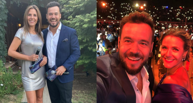 Eduardo de la Iglesia junto a Julia Vial tras dejar La Red