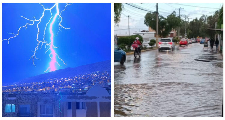 Lluvias provocan daños en rutas, cortes de luz y aumento del caudal del río Salado en El Loa
