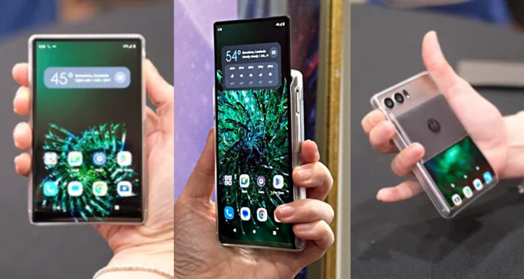 Presentan nuevo teléfono enrollable