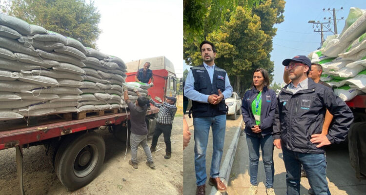 Entregan más de 160 toneladas de alimento para animales y ayuda económica a damnificados por incendios