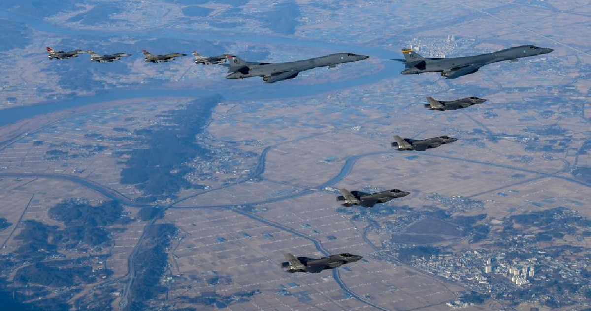 Estados Unidos y Corea del Sur realizan maniobras aéreas tras lanzamiento de misil de Corea del Norte