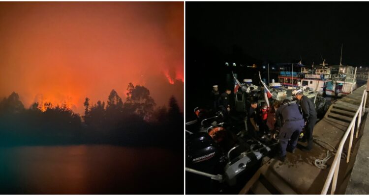 Evacuación marítima de río futa en Valdivia