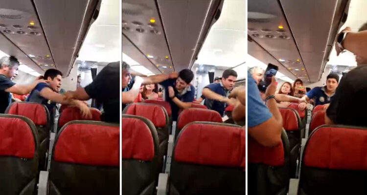 Fiscalía investiga pelea a bordo de avión que dejó 6 funcionarios DGAC lesionados y 4 detenidos