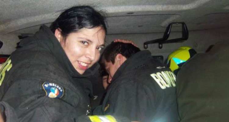 Yesenia Muñoz Durán, mártir de la Tercera Compañía de Bomberos de Coronel, región del Bío Bío.