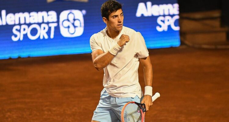Cristian Garin venció en dos sets a Thiem y avanzó a 8vos del Chile Open
