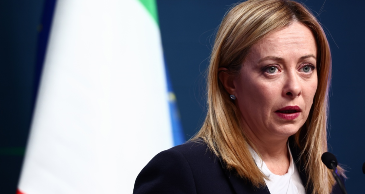 La primera ministra italiana, Georgia Meloni.