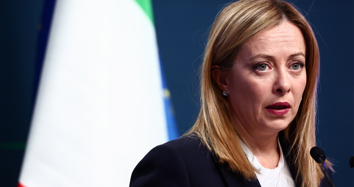 La primera ministra italiana, Georgia Meloni.