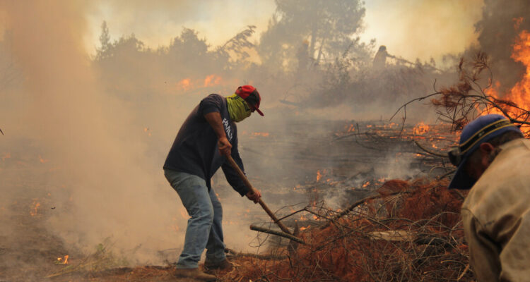 Foto contexto incendios y ministros enlace del Gobierno