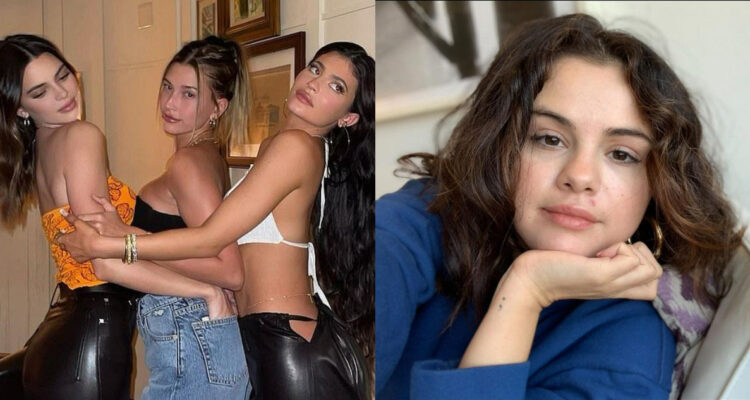 Hailey Bieber junto a las hermanas jenner