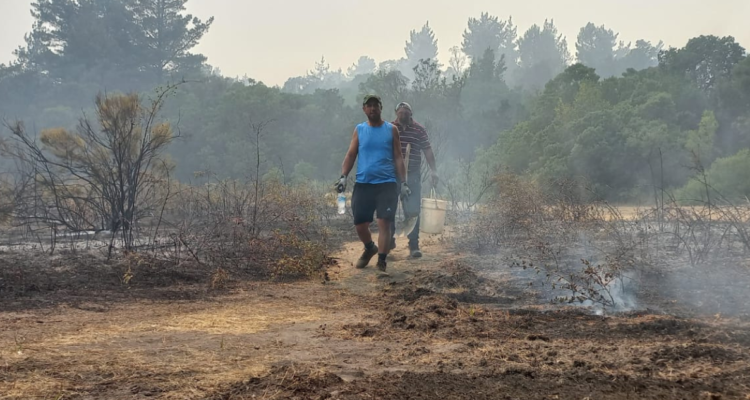 “Detrás de cada familia hay un sacrificio”: hermanos se trasladan a pie en Yumbel ayudando a afectados