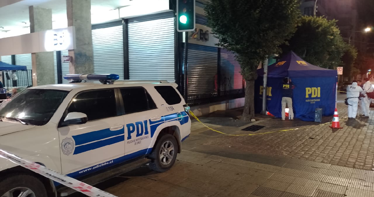 Hombre en situación de calle murió apuñalado en pleno centro de Viña del Mar