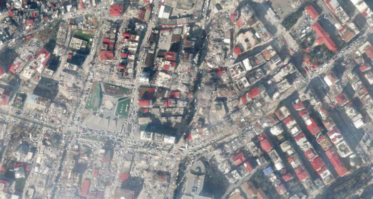 Imágenes satelitales muestran la magnitud de la destrucción de los terremotos en Turquía