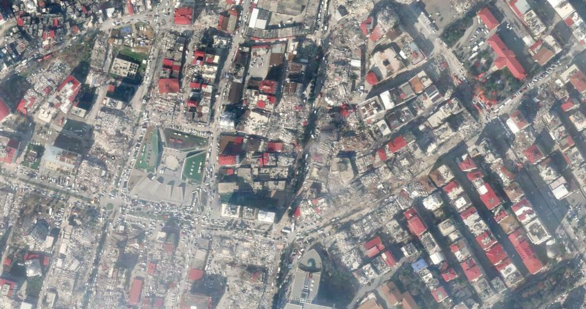 Imágenes satelitales muestran la magnitud de la destrucción de los terremotos en Turquía