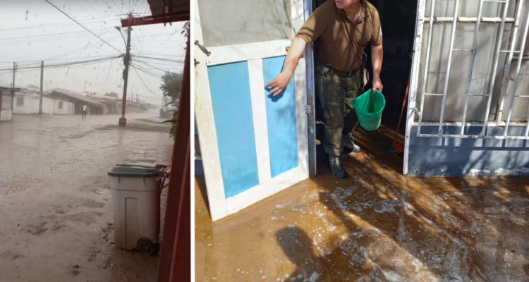 Intensas lluvias en María Elena dejan 140 casas con “daños menores”: evalúan retrasar retorno a clases