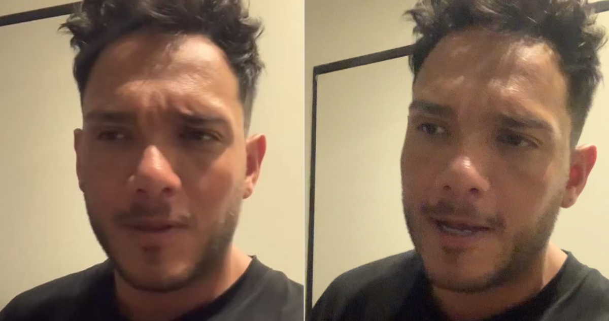 Iván Cabrera hablando sobre su detención por VIF.