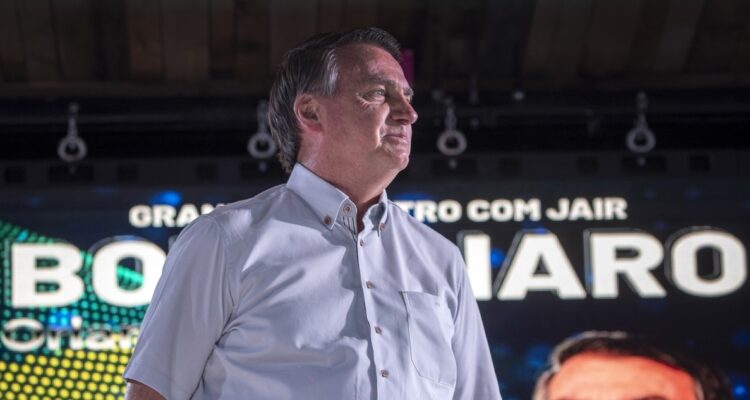 Jair Bolsonaro, en su acto en Florida.