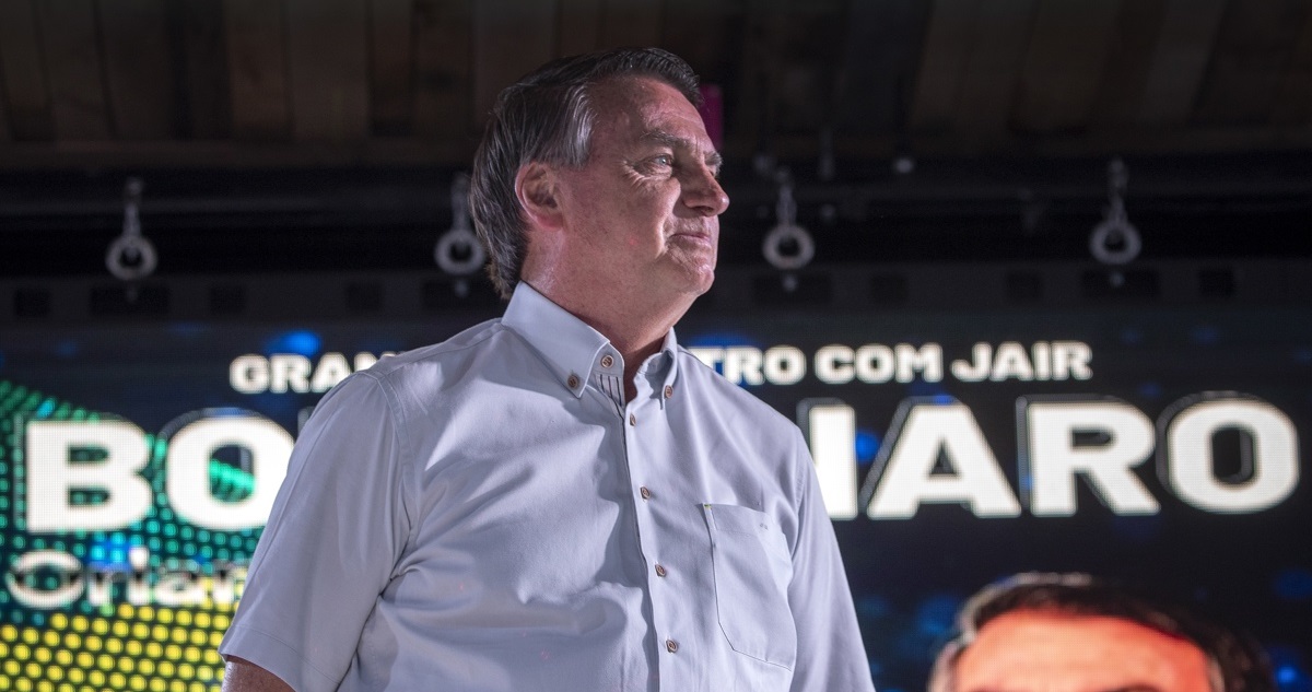 Jair Bolsonaro, en su acto en Florida.