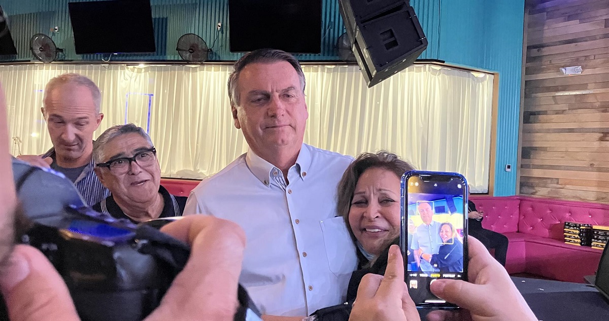 Jair Bolsonaro en Florida.