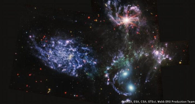 James Webb capta 6 galaxias masivas