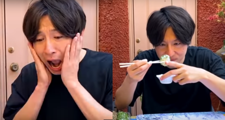 Jpaonés prueba sushi chileno