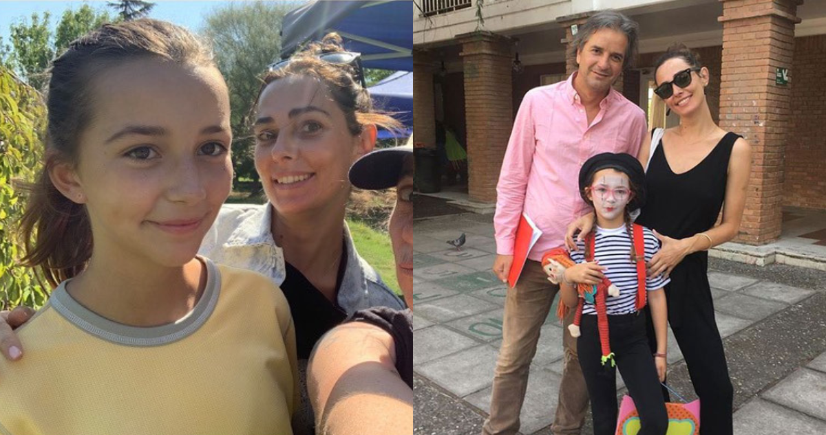 Rosa Mackenna junto a Pablo Mackenna y su madre Javiera Díaz de Valdes