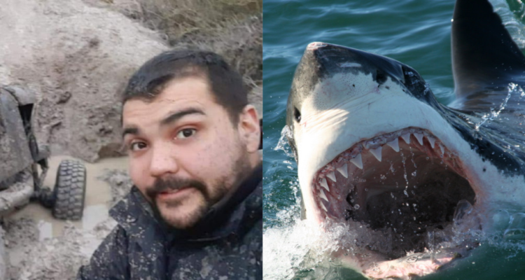 Joven devorado por tiburón