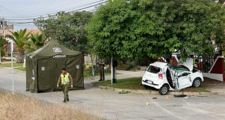 Muere joven de 17 años tras brutal choque en La Serena: vehículo había sido robado en la madrugada