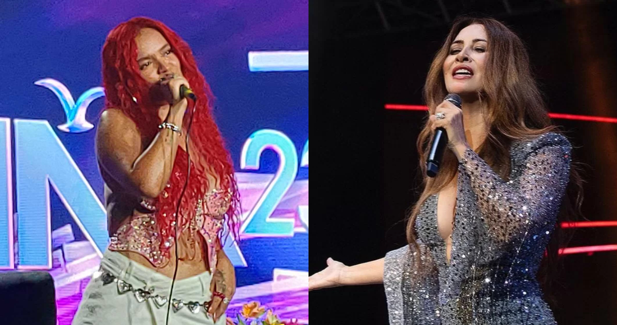 Karol G y Myriam Hernández