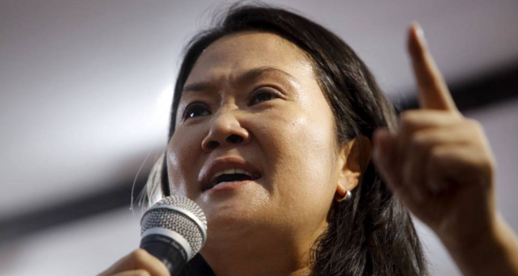 La excandidata presidencial Keiko Fujimori.