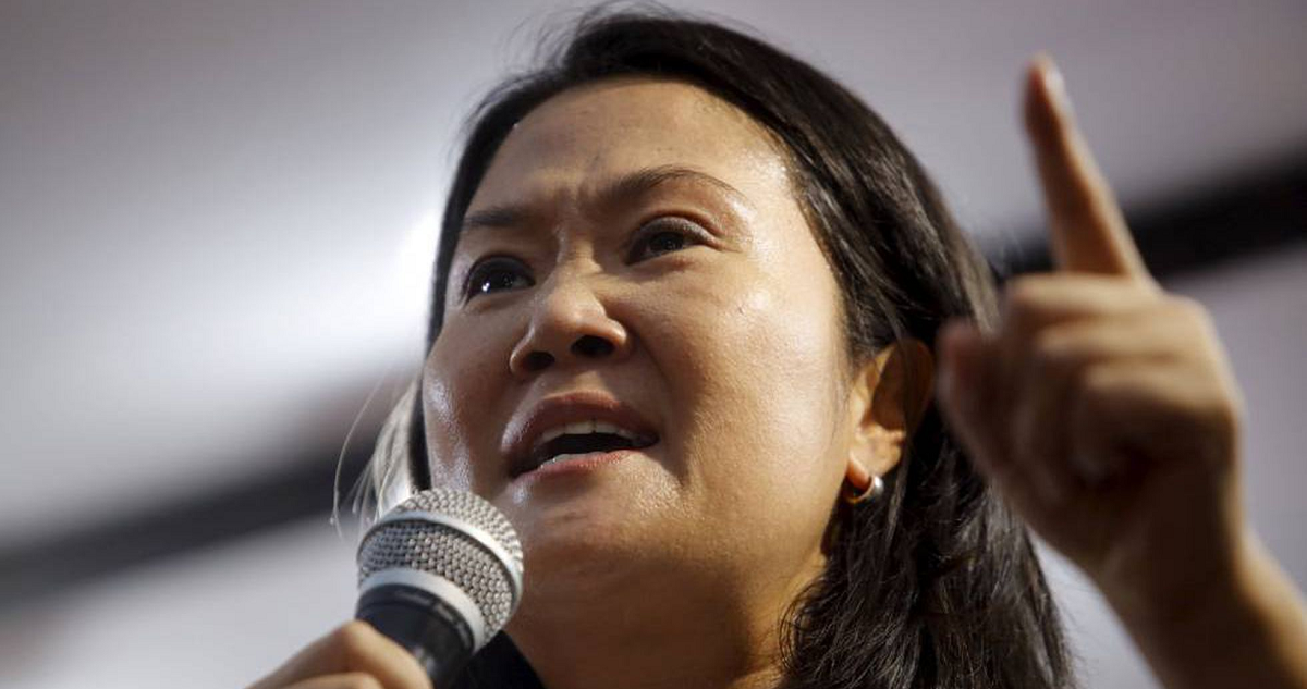 La excandidata presidencial Keiko Fujimori.