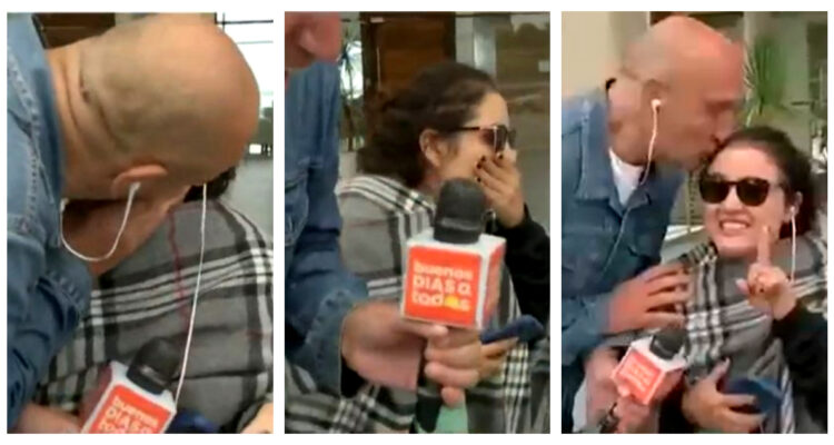 EL BESO DE KIWI A PAMELA LEIVA