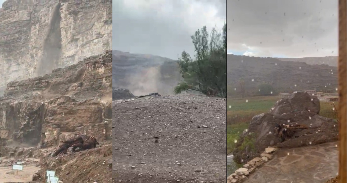 Lluvias provocan corte de rutas y desprendimientos en zona cordillerana de la región de Antofagasta