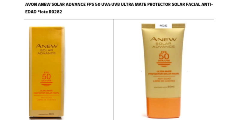 Protector solar Avon