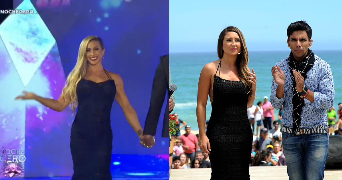 Nicole Luli Moreno en 2023 y 2016