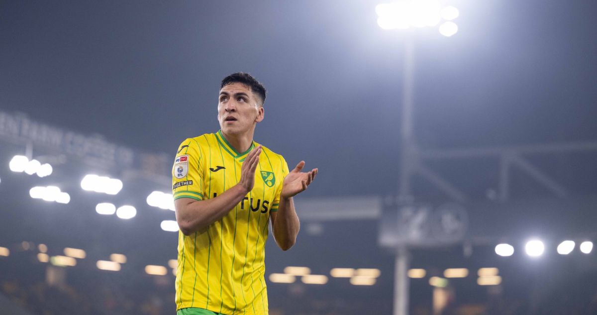 Marcelino Núñez fue alabado por su técnico en el Norwich City.