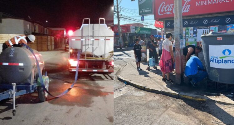 Dos días sin agua: empresa informa que masivo corte afecta al 70% de sus clientes en Alto Hospicio