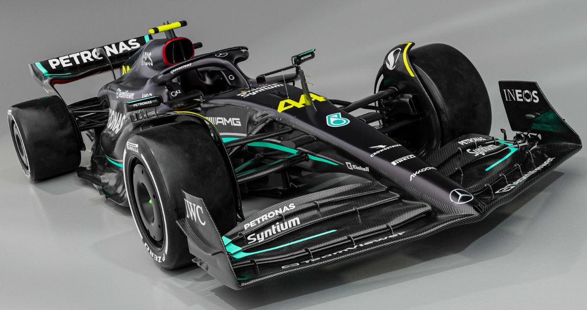 Mercedes impactó al presentar su nuevo monoplaza para la Fórmula 1.