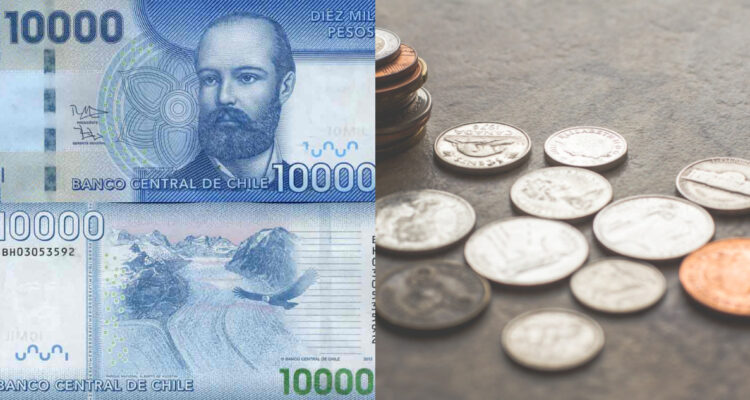 Billete de 10 mil pesos chilenos