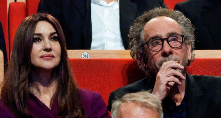 Aseguran que Tim Burton y Monica Bellucci estarían saliendo tras ser vistos en París