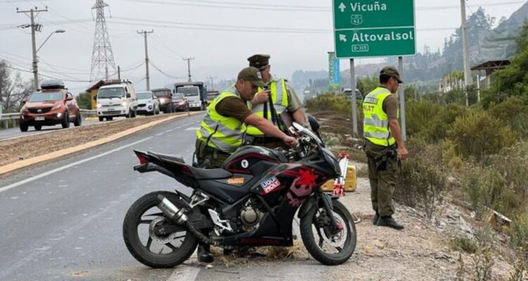 Motociclista muere en accidente de tránsito en ruta que une La Serena con Vicuña