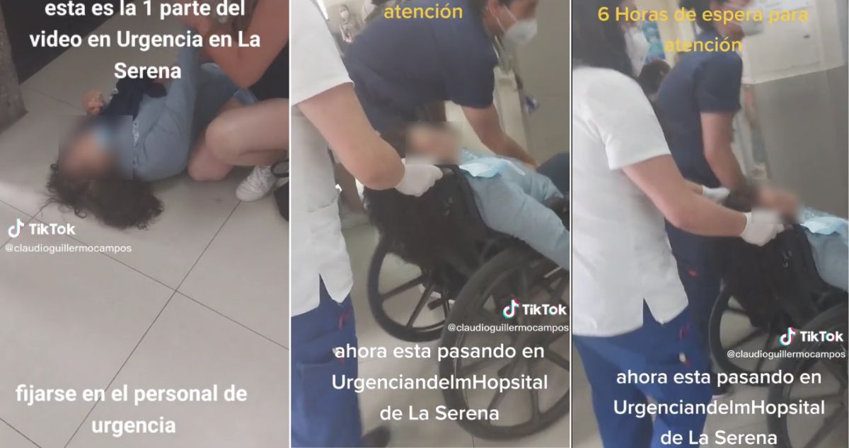 mujer se desploma mientras esperaba ser atendida en Hospital de La Serena