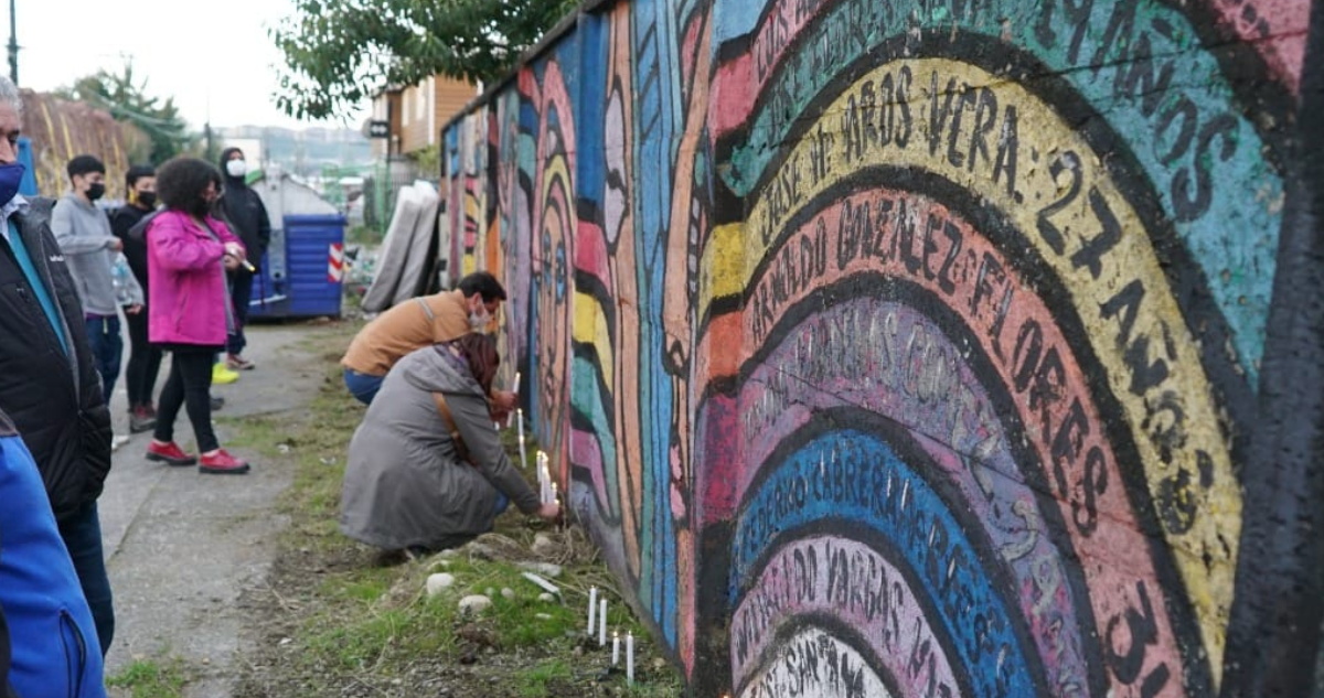 mural matanza Pampa Irigoin