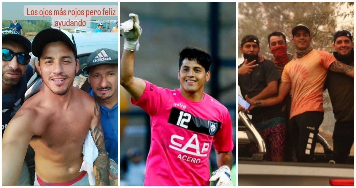 Nery Veloso y su sana costumbre: otra vez, lo dejó todo para ayudar a combatir incendios en Quillón