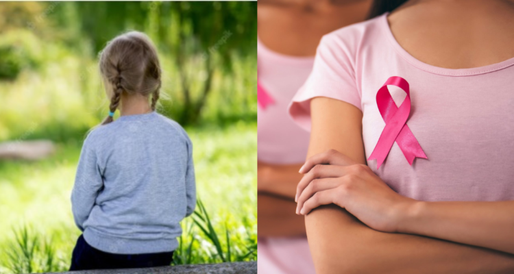 Niña de 7 diagnosticada con cáncer de mama