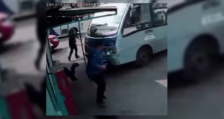 Niño atropelló a joven en Concepción