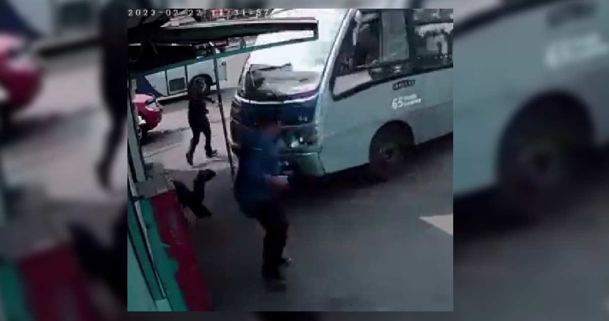 Niño atropelló a joven en Concepción