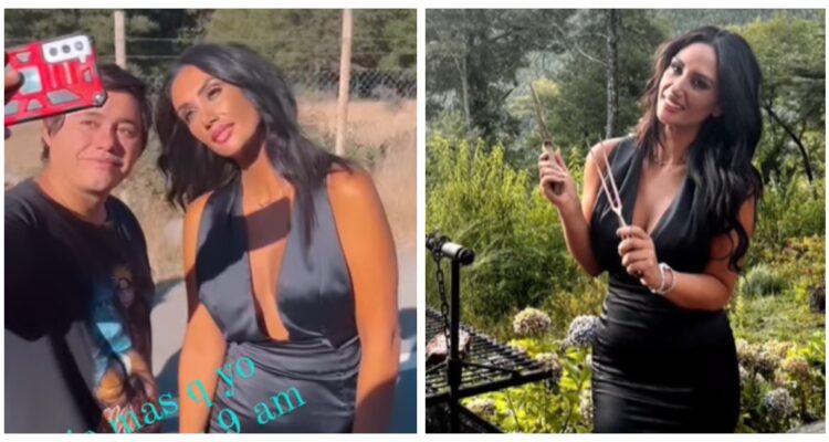 Pamela Díaz queda “atrapada” en Alto Bío Bío por bloqueo de encapuchados: familia la recibió con asado