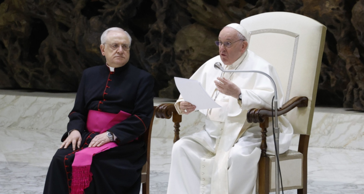 El papa Francisco en una audiencia en el Vaticano.