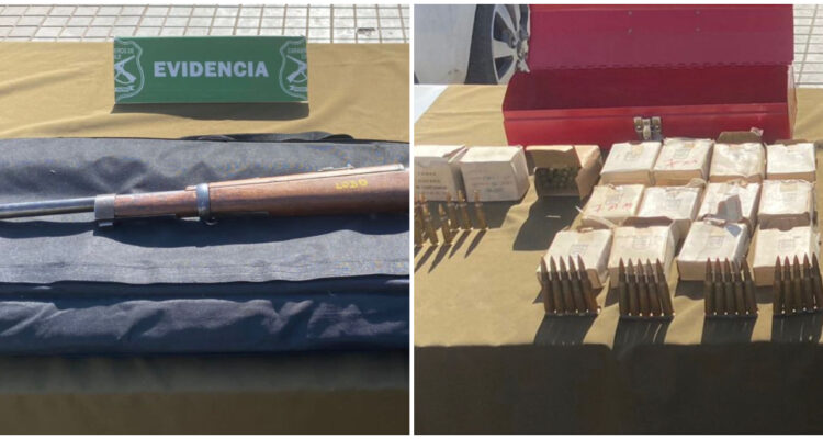 Detienen a oficial PDI con armamento de guerra en San Bernardo: lo habría comprado a contrabandista